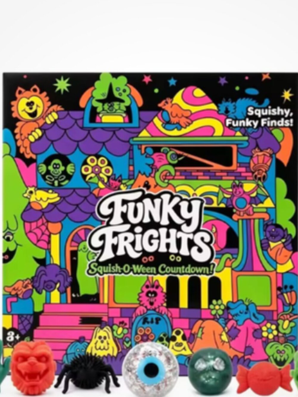 Funky Frights 13-Day Halloween Squishy Advent Calendar Countdown New